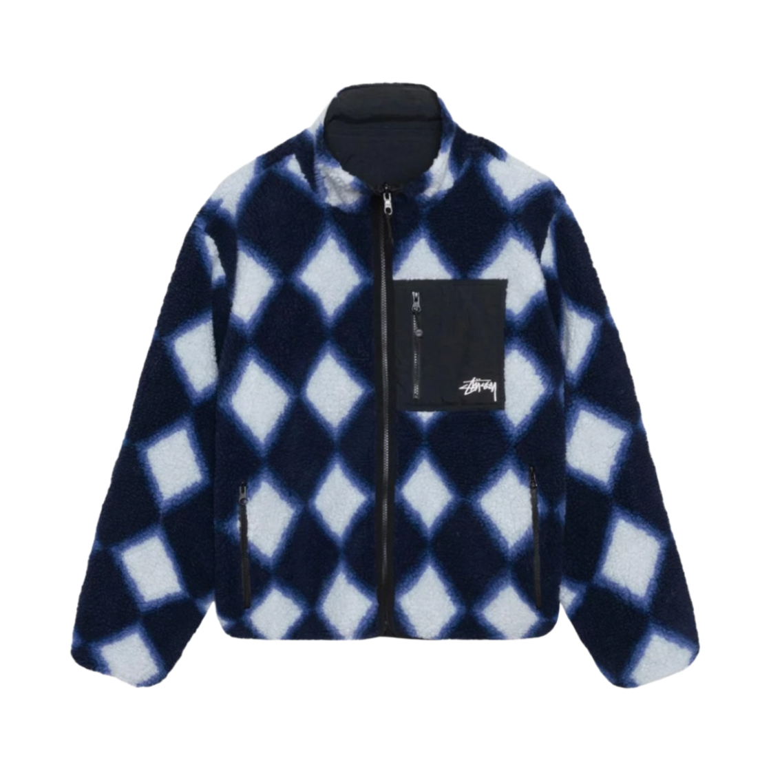 스투시 쉐르파 리버시블 자켓 퍼플(Stussy Sherpa Reversible Jacket Purple) - 1