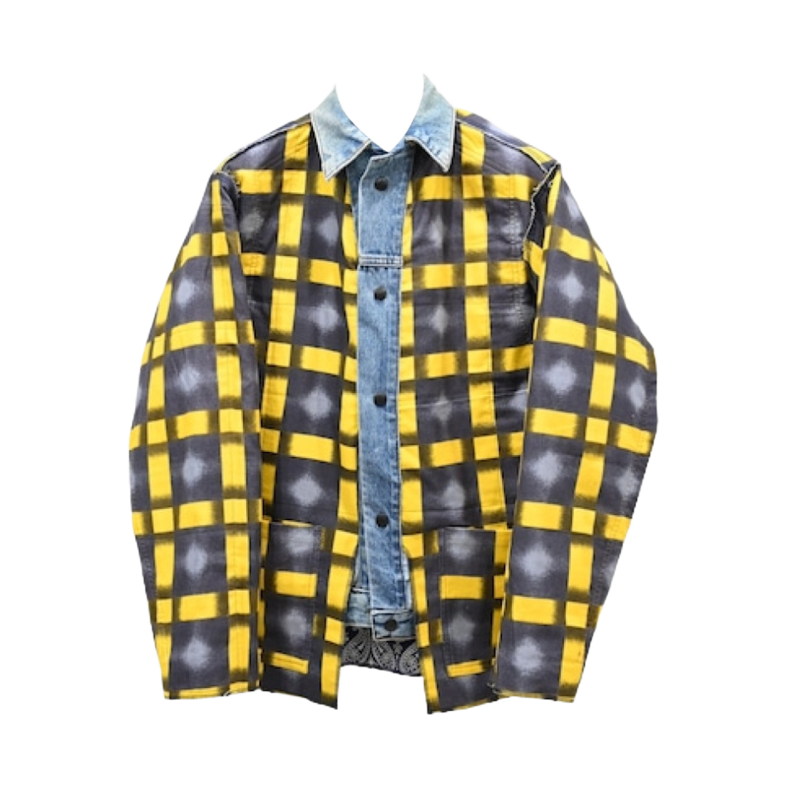 니들스 x 미야기히데타카 커버드 리버시블 자켓 인디고(Needles x Miyagihidetaka Covered Reversible Jacket Indigo) - 3