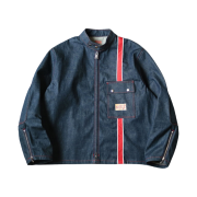 Kapital 14 oz. Denim Todoteleno Motocross Jacket Indigo