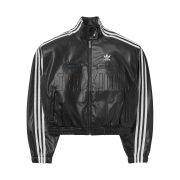 (W) Adidas Adilenium Season 2 Biker Jacket Gender Neutral Black - KR Sizing