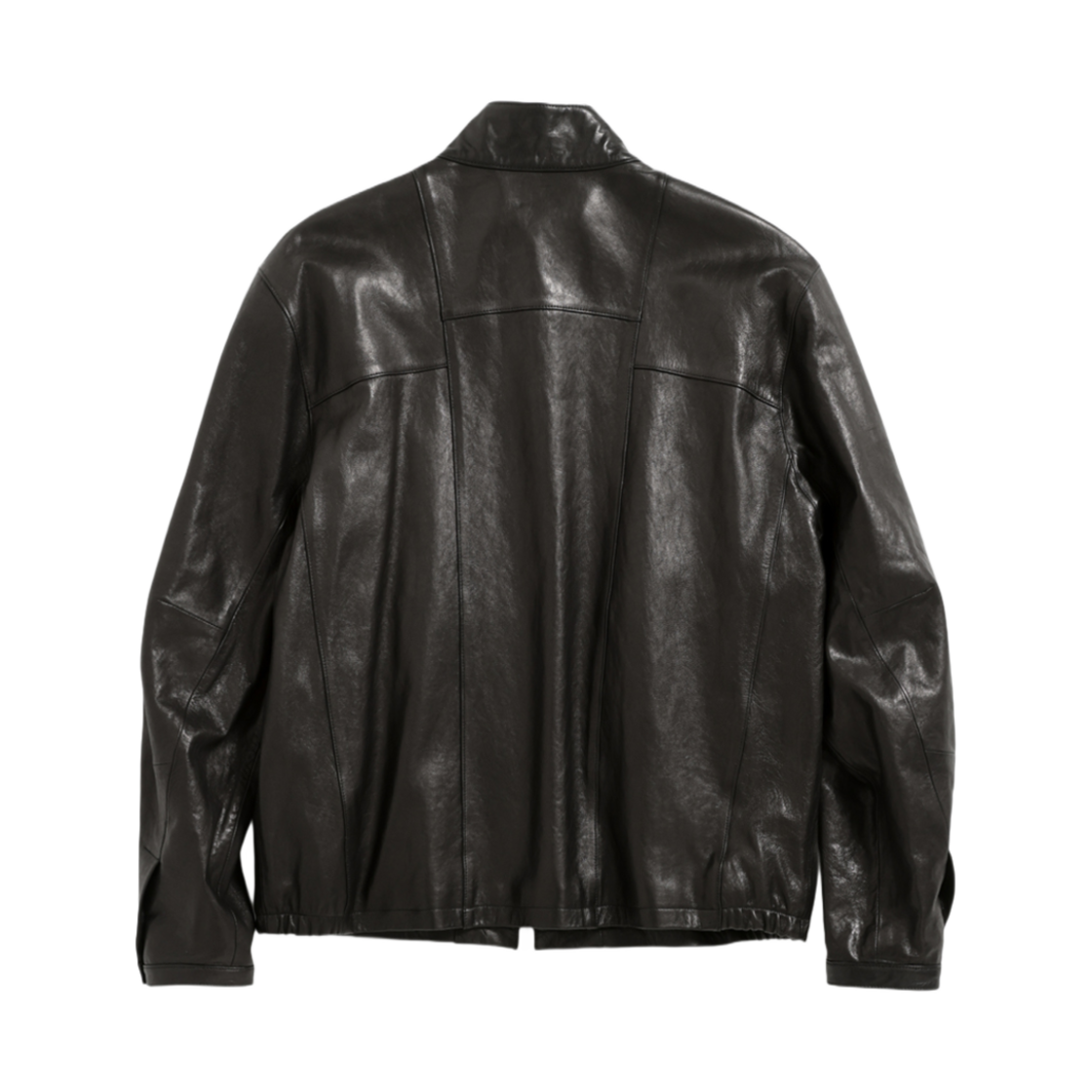 해칭룸 해링턴 램스킨 레더 자켓 블랙(Hatchingroom Harrington Lambskin Leather Jacket Black) - 2