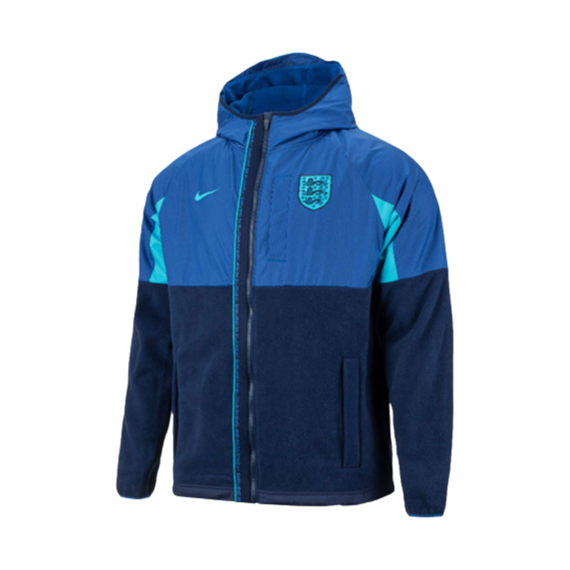 DH4889-480 Nike England Winterized Soccer Full Zip Jacket Blue