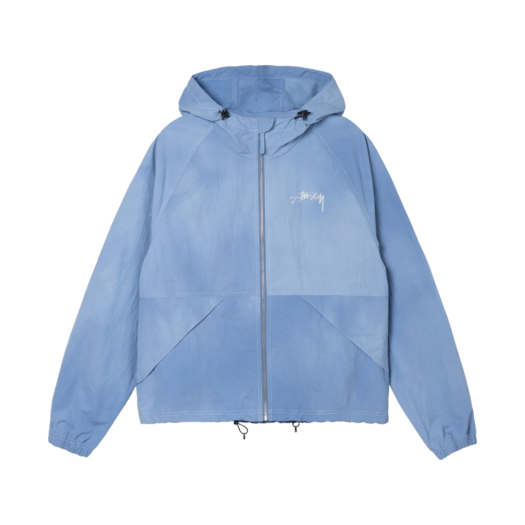 스투시 웨이브 다이 비치 쉘 자켓 마룬 | Stussy | KREAM