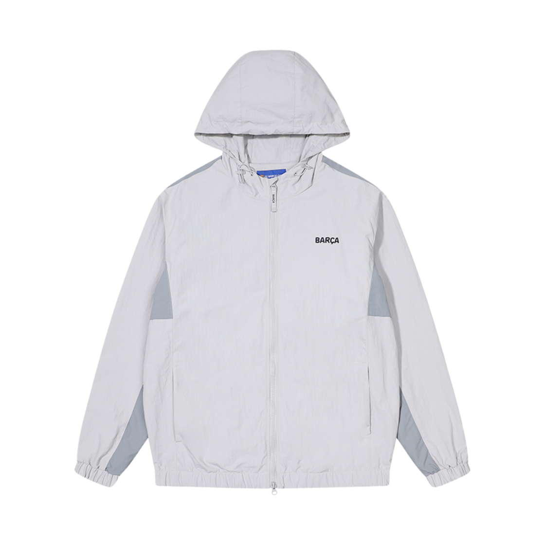 FC 바르셀로나 클래식 라인 트레이닝 자켓 그레이(FC Barcelona Classic Line Training Jacket Grey)