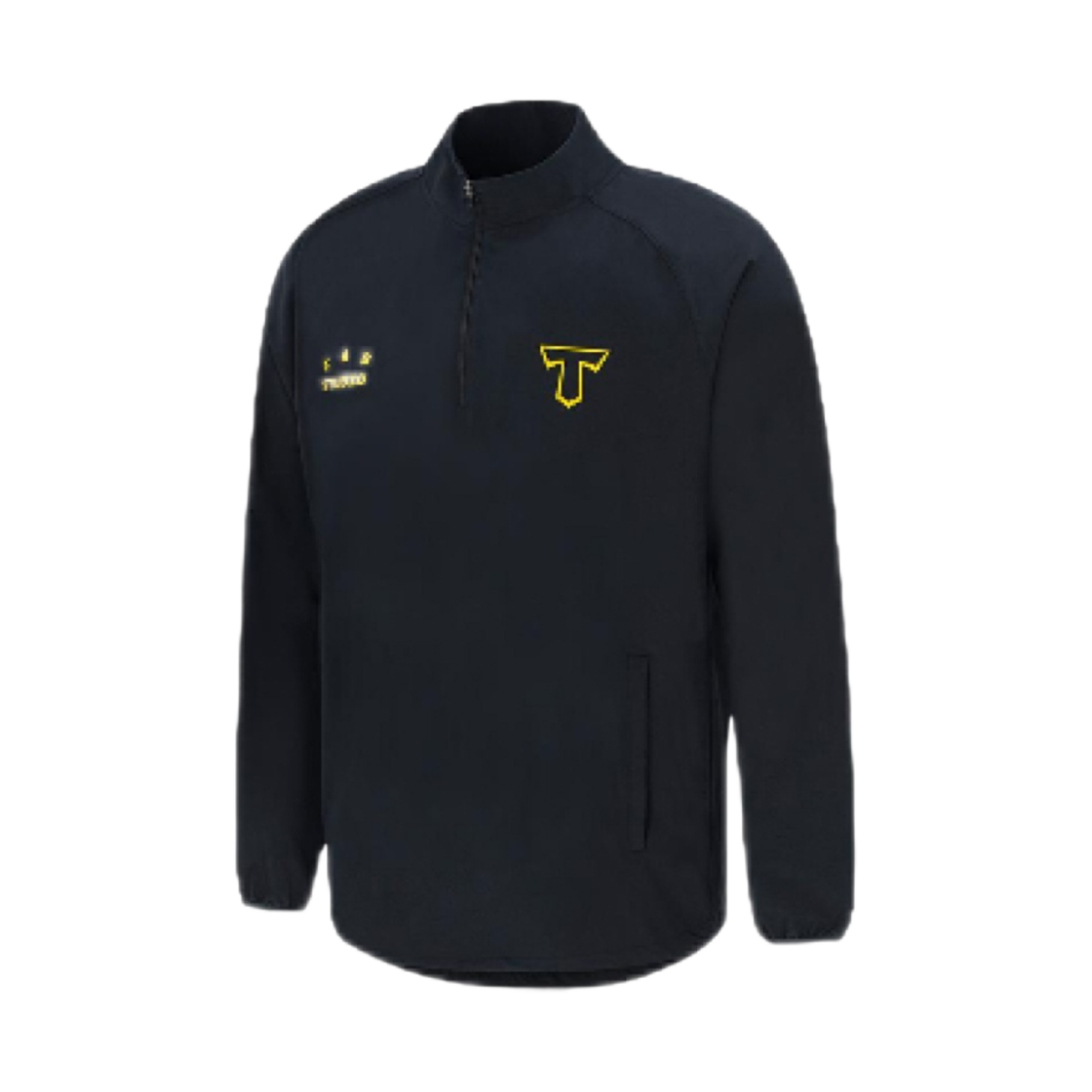 기아 타이거즈 x 아이앱 스튜디오 24 어센틱 긴팔 윈드브레이커 블랙(Kia Tigers x IAB Studio 24 Authentic Long Sleeve Windbreaker Black)