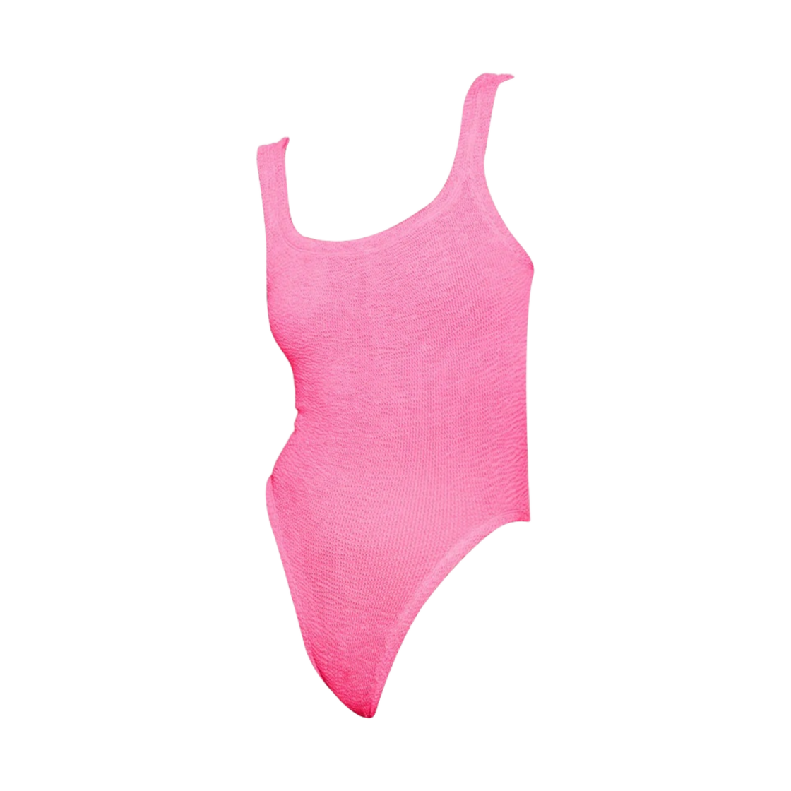 - (W) Hunza G Square Neck Swimsuit Bubblegum