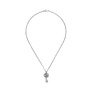 Gucci Double G Key Necklace Silver