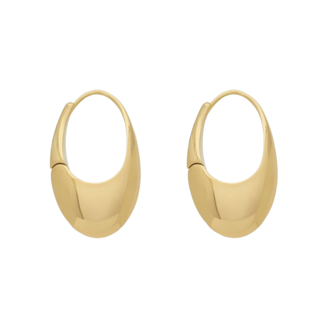 (W) 생로랑 아티 이어링 메탈 골드((W) Saint Laurent Arty Earrings In Metal Gold) - 1