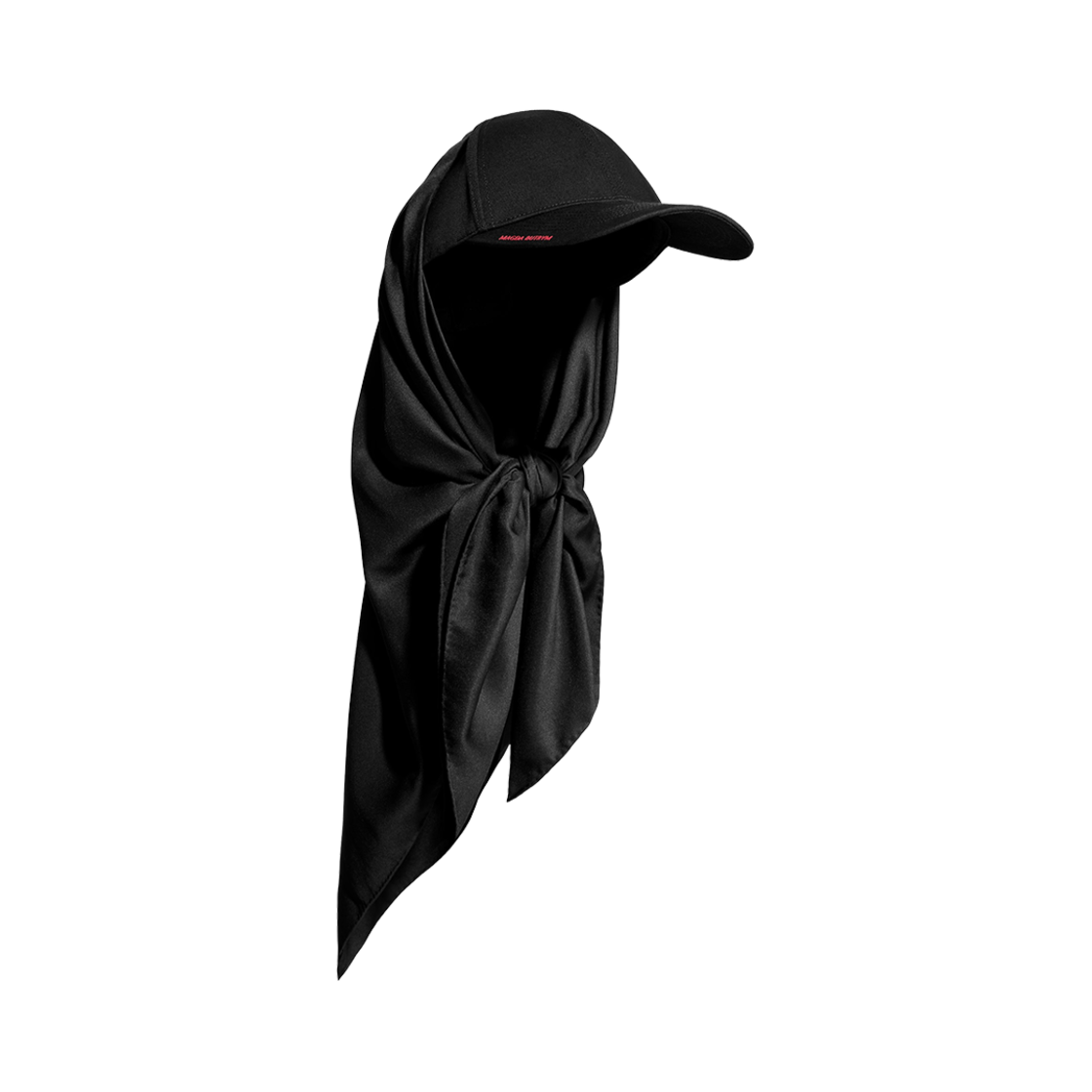 (W) 에이치앤엠 x 막다 부트림 스카프 캡 블랙((W) H&M x Magda Butrym Scarf Cap Black)