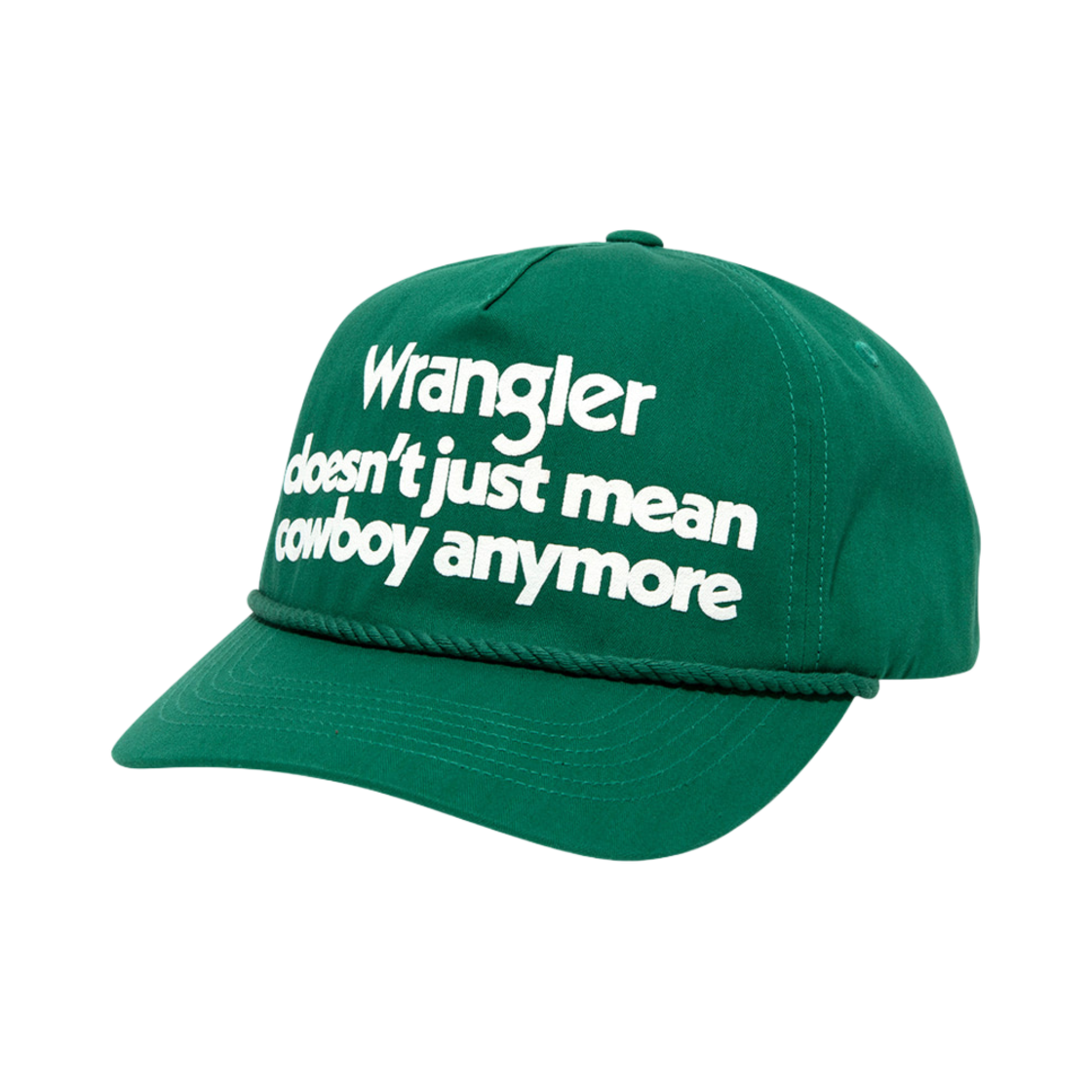 WR2501CA06GN Wrangler Kabel Logo Placard Cap Green