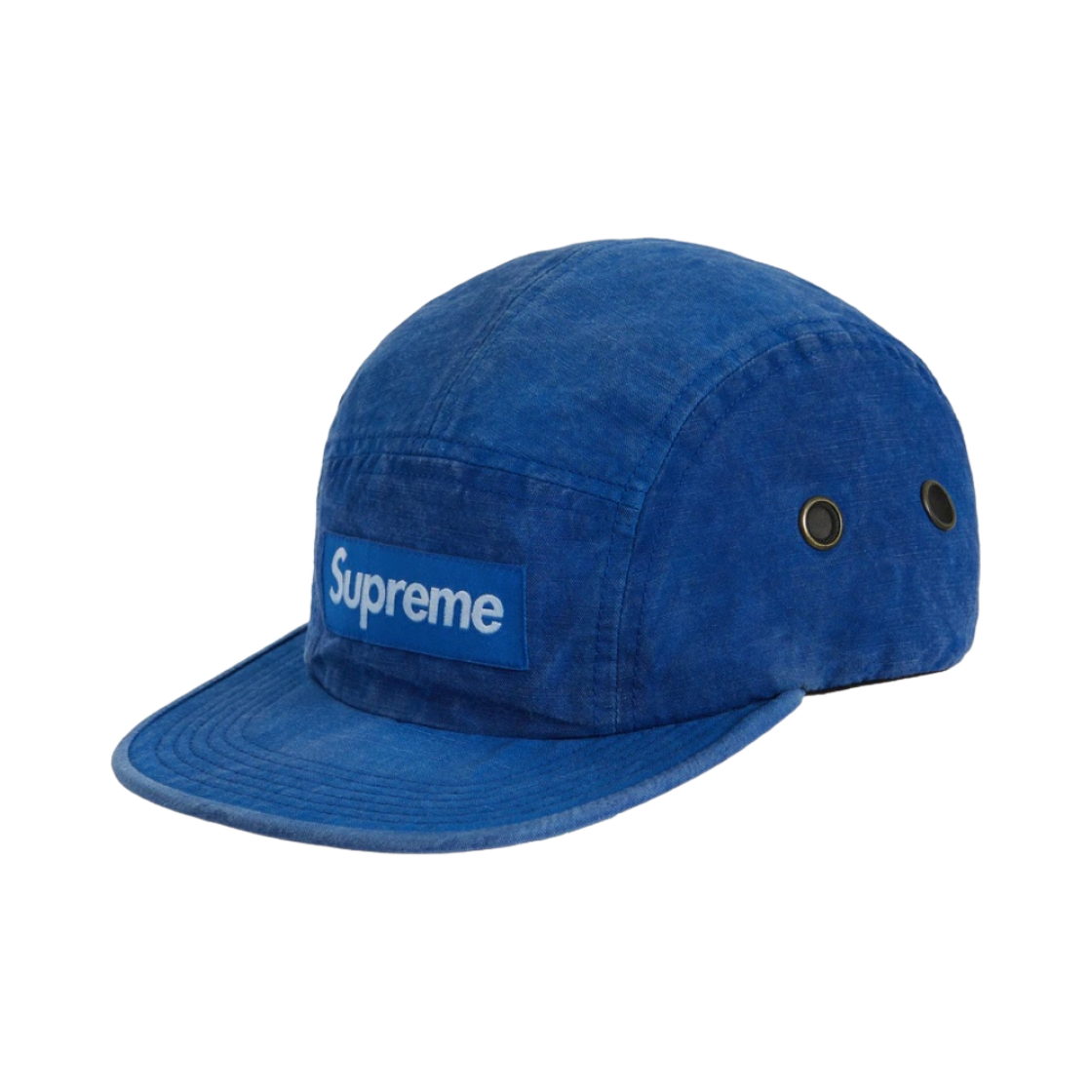 슈프림 워시드 리넨 캠프캡 네이비 - 19SS