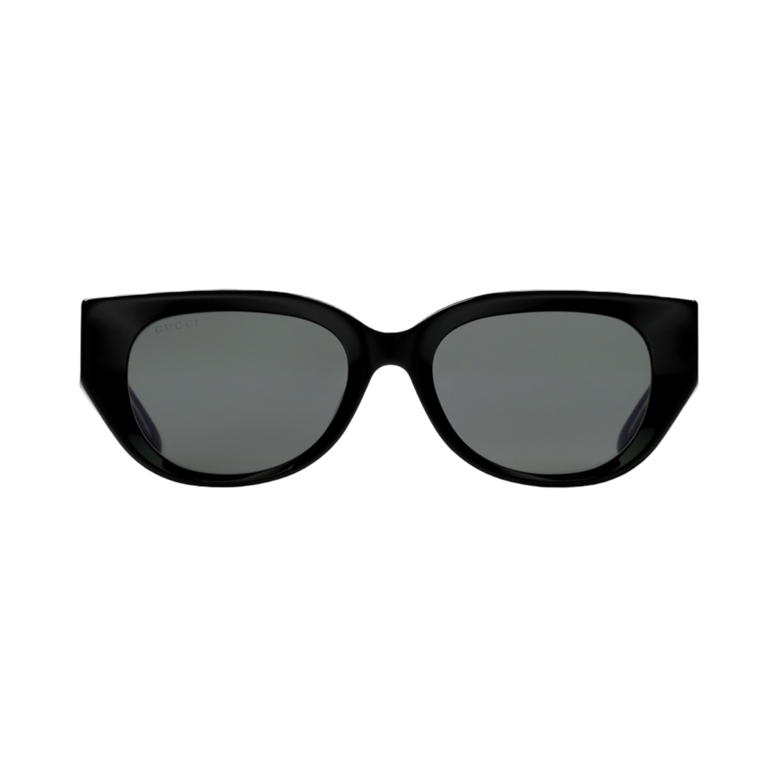 778287-J0740-1012 (W) Gucci Cat-Eye Shape Frame Sunglasses Shiny Black