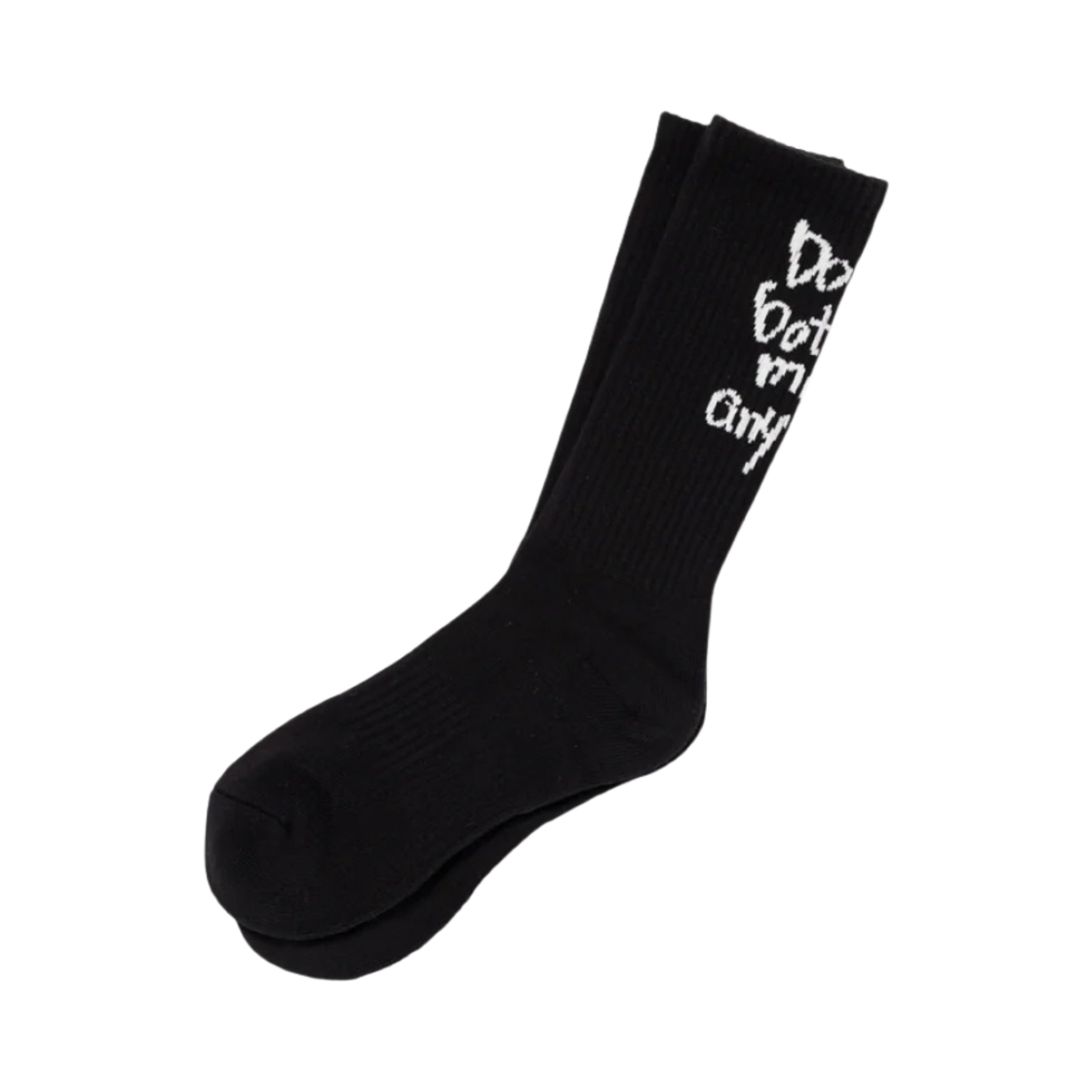 WY26GD001 Verdy Wasted Youth Jacquard Logo Socks Black