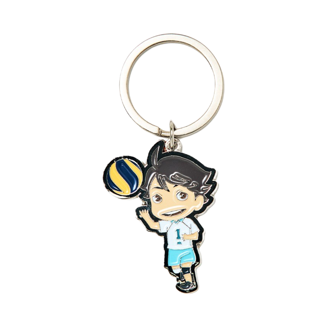 이어스트 x 하이큐!! SD 메탈 키링 토루(EERST x HAIKYU!! SD Metal Key Ring Toru)