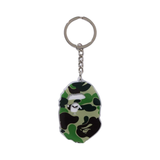 - BAPE ABC Camo Ape Head Acrylic Keychain Green