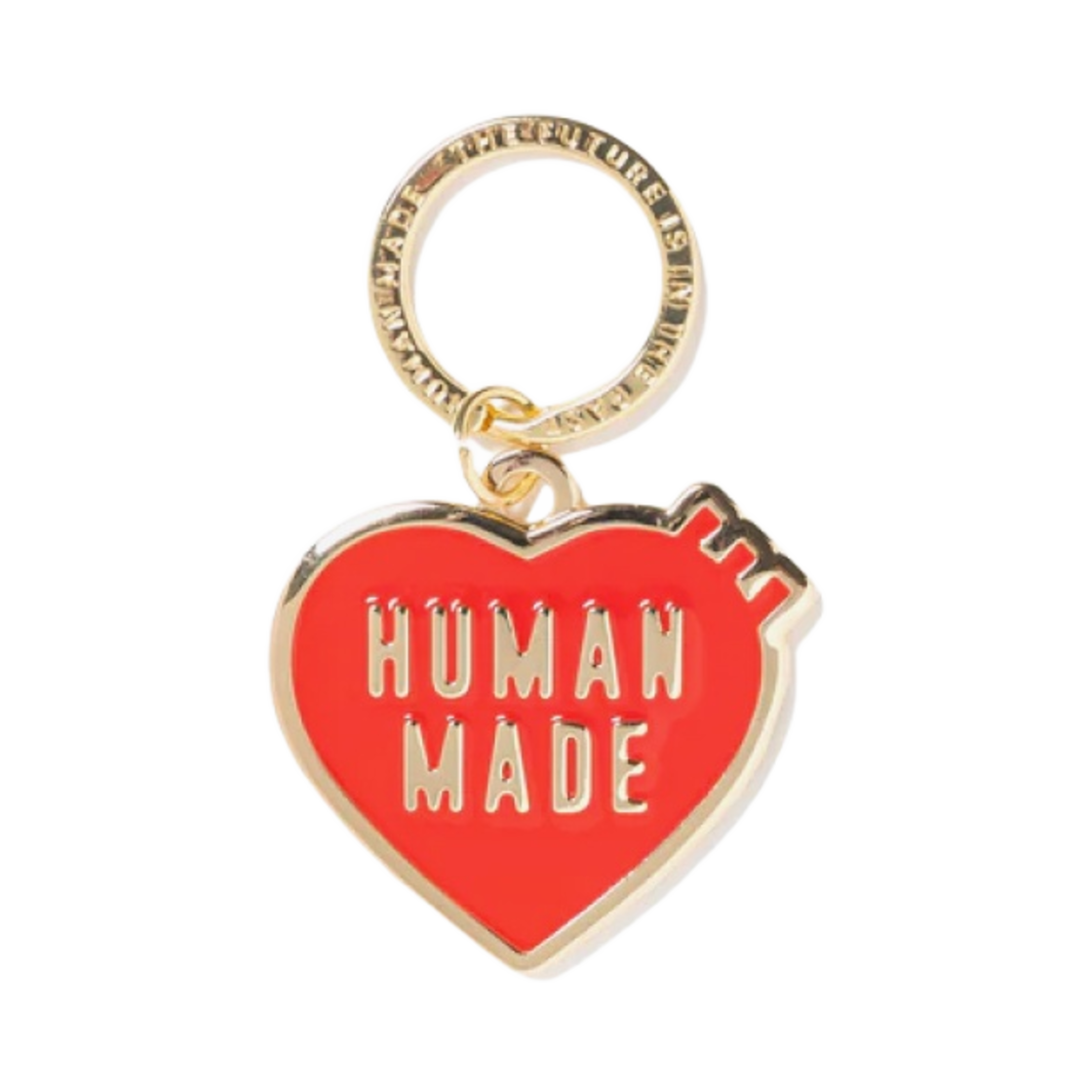 휴먼 메이드 하트 키 참 골드