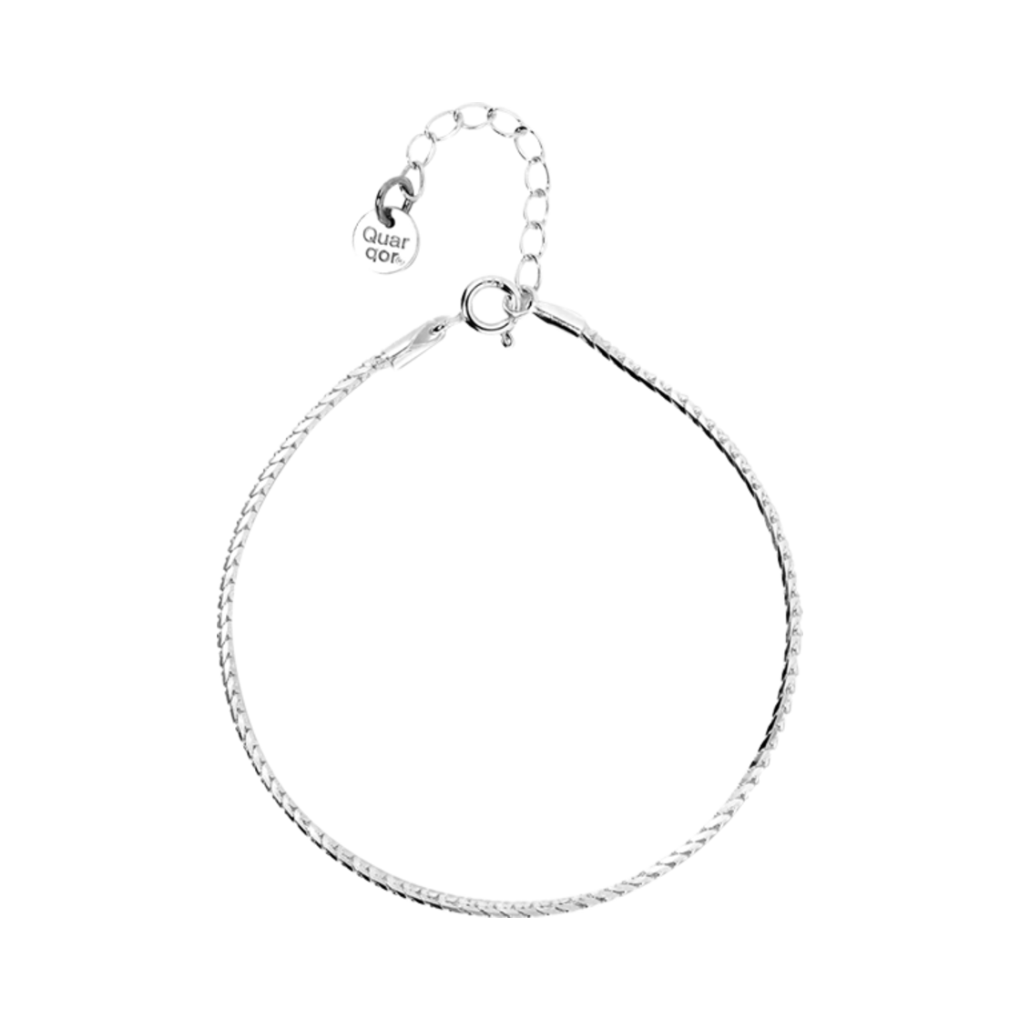 쿼르코어 #7318 실버92.5 브레이슬릿(Quarqor #7318 Silver92.5 Bracelet)