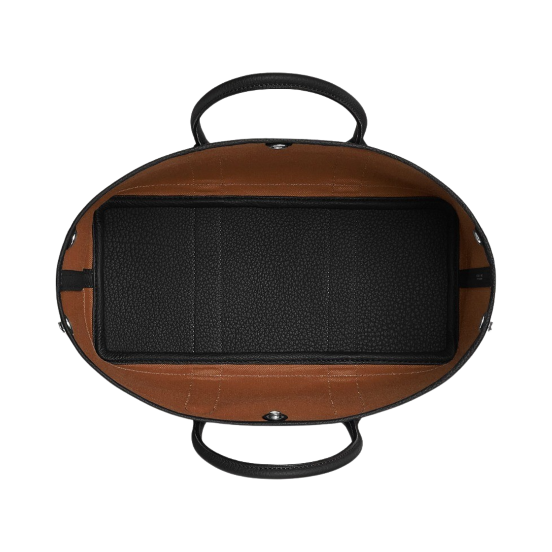 에르메스 가든 파티 30 백 캔버스 네곤다 & 팔라듐 하드웨어 포브 누아(Hermes Garden Party 30 Bag Canvas Negonda & Palladium Fauve Noir) - 3