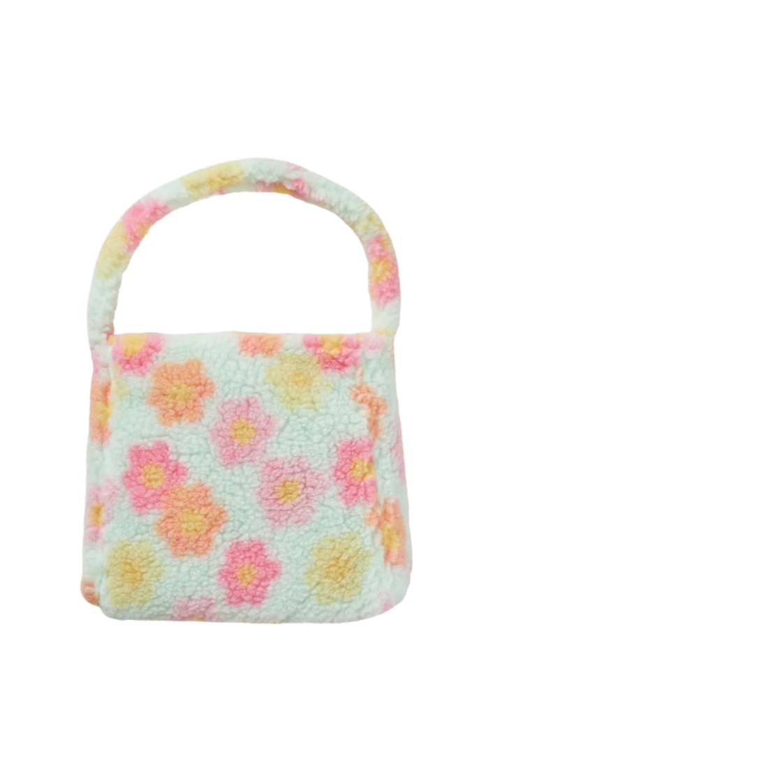 이미스 플라워 부클 스퀘어 백 민트(Emis Flower Boucle Square Bag Mint) - 2