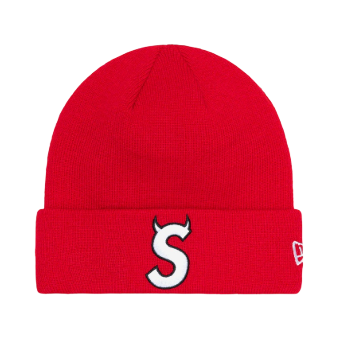 슈프림 뉴에라 S 로고 비니 레드 - 22FW(Supreme New Era S Logo Beanie Red - 22FW) - 1