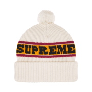 Supreme Big Stripe Beanie Natural - 24FW