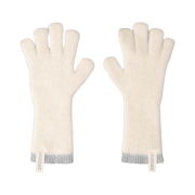 Jacquemus Les Gants Paoli Knitted Gloves Off White