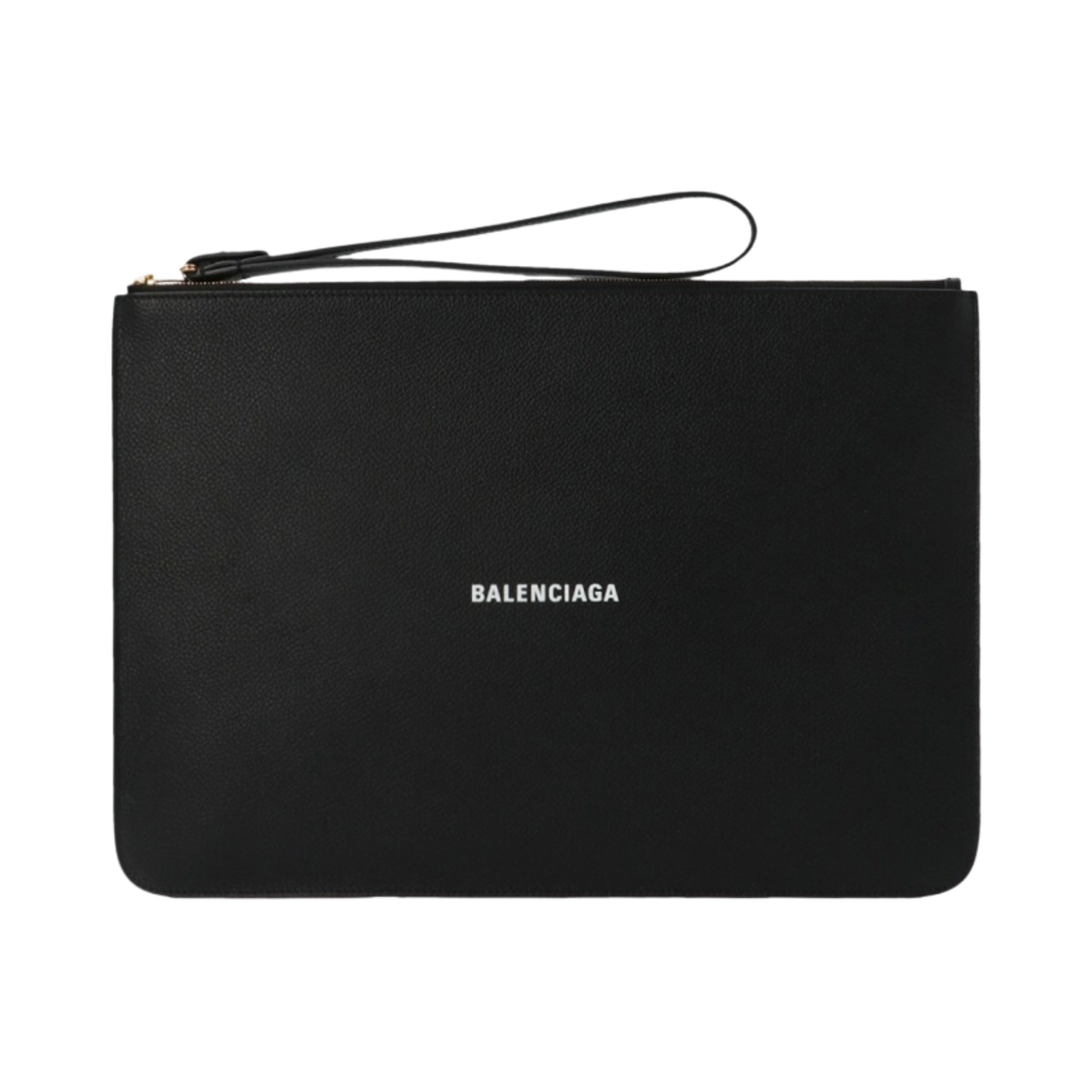 6556041IZIM1090 Balenciaga Calfskin Cash Pouch Black