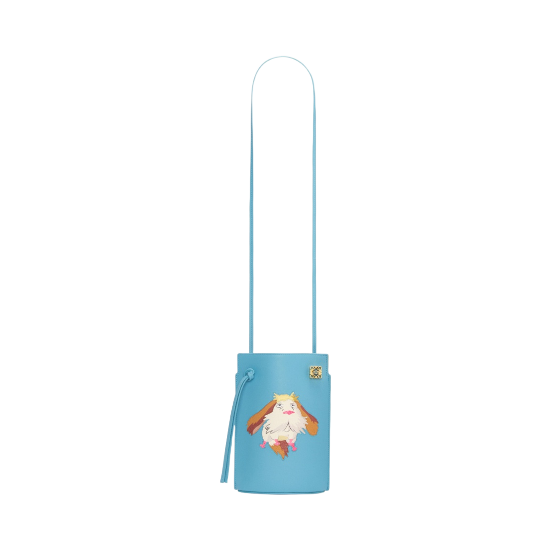 로에베 x 하울의 움직이는 성 힌 다이스 포켓 클래식 카프스킨 라이트 블루(Loewe x Howl's Moving Castle Heen Dice Pocket in Classic Calfskin Light Blue) - 5