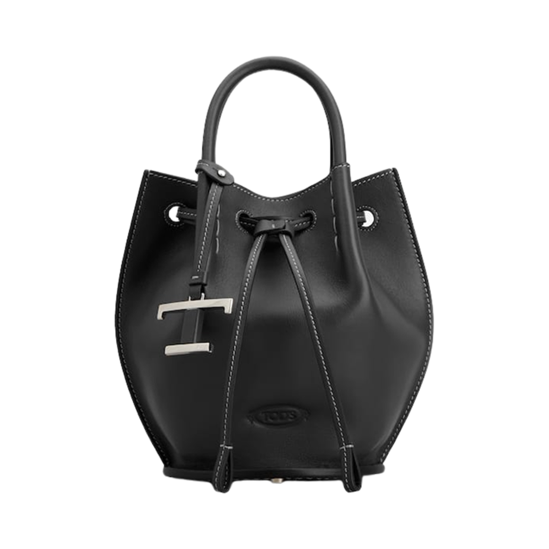 XBWBUZK0100UPPB999 Tod's Leather Bucket Bag Mini Black