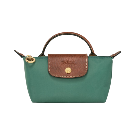 Longchamp Le Pliage Original Handle Pouch Sage