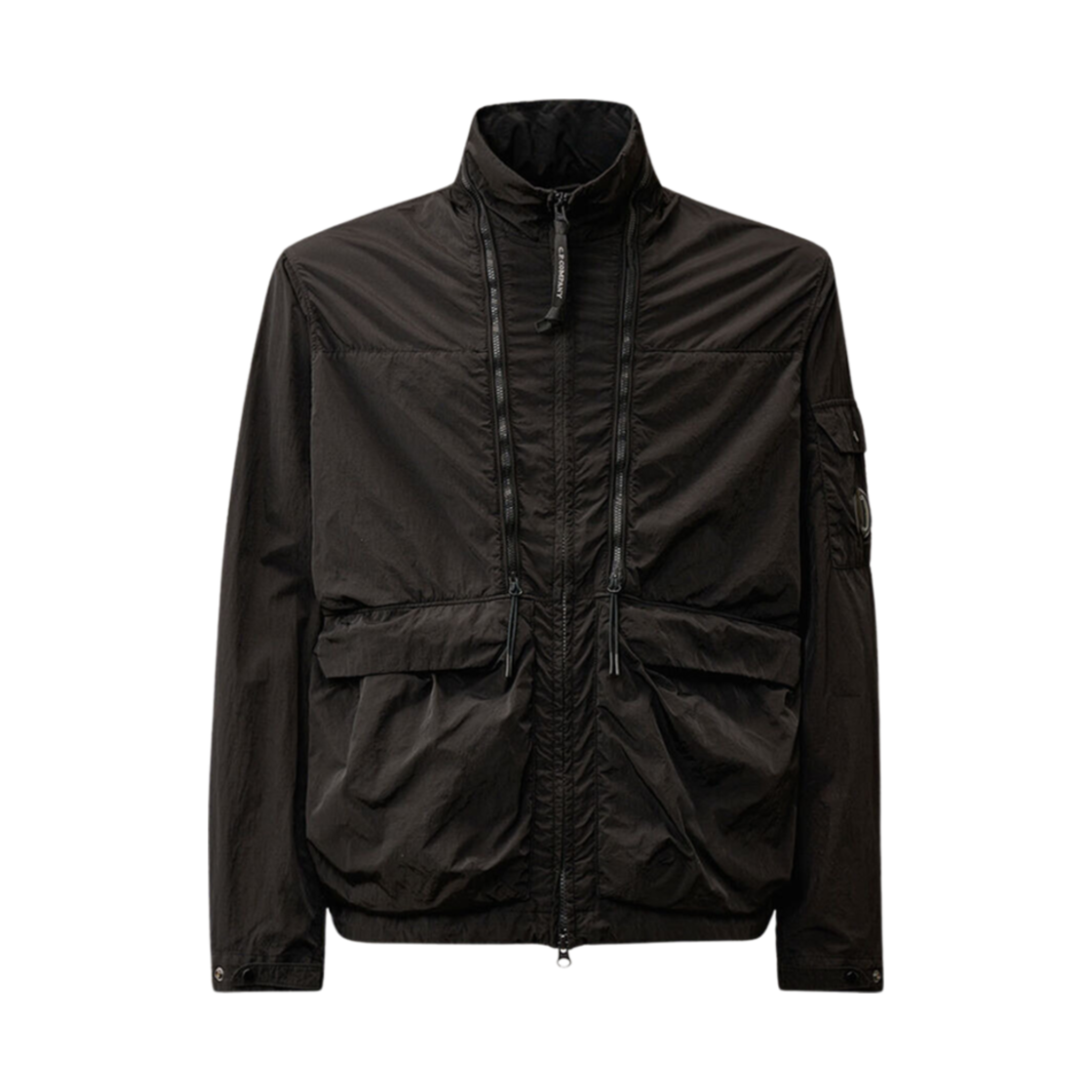 C.P. 컴퍼니 크롬 R 미디움 자켓 블랙 - 24SS(C.P. Company Chrome R Medium Jacket Black - 24SS)