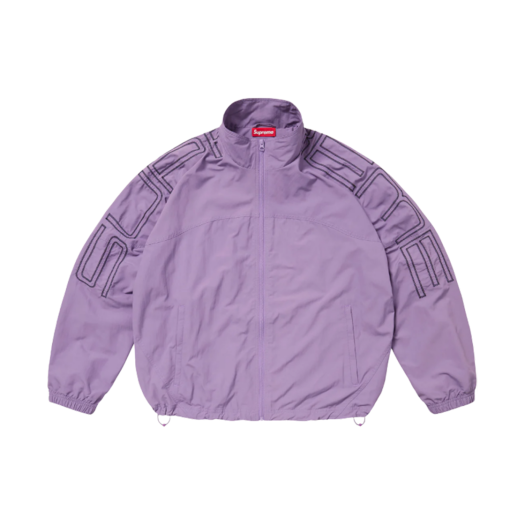 Spellout Embroidered Ripstop TrackJacket Supreme Spellout