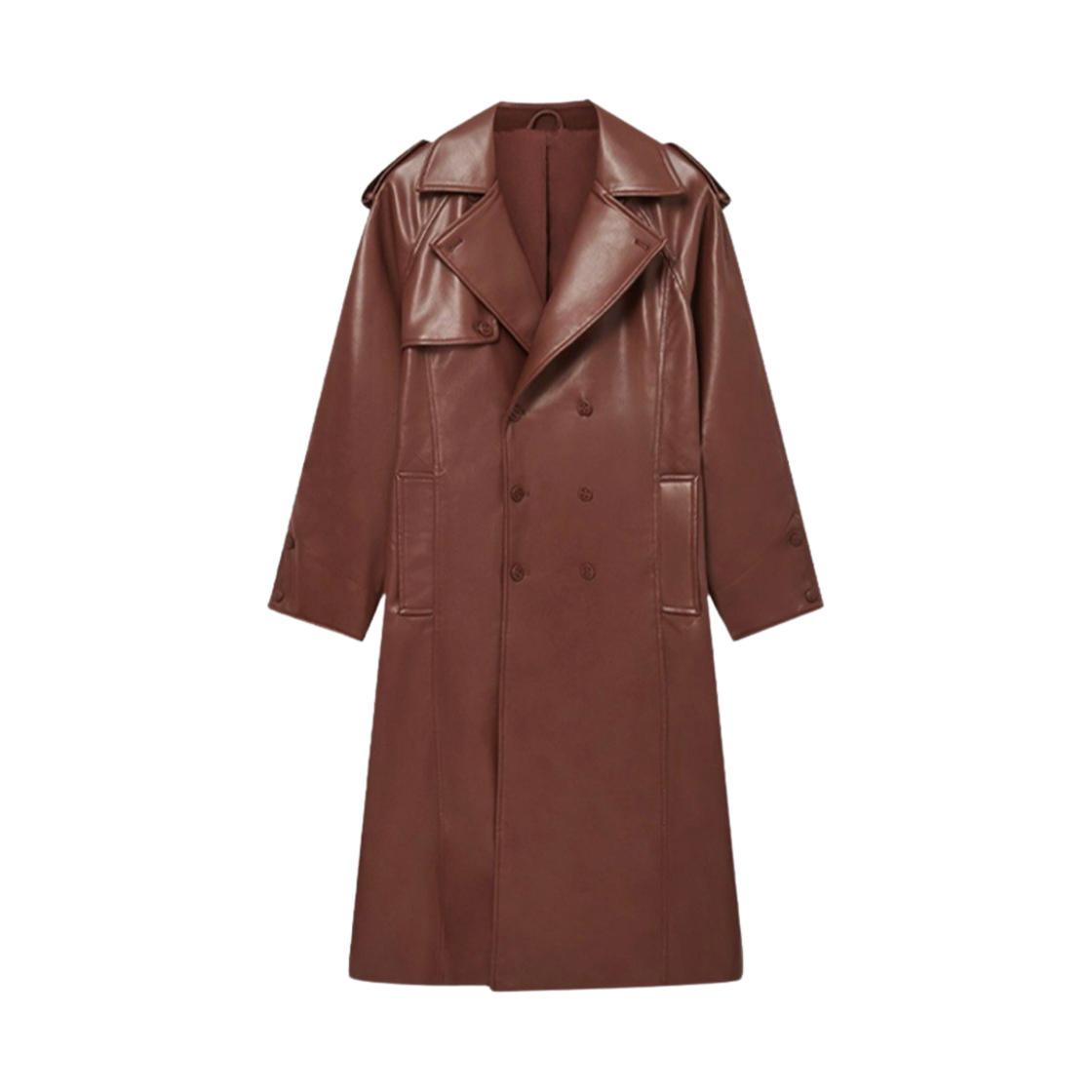 HSFD342RC House of Sunny Women Montague Trench Coat Chestnut
