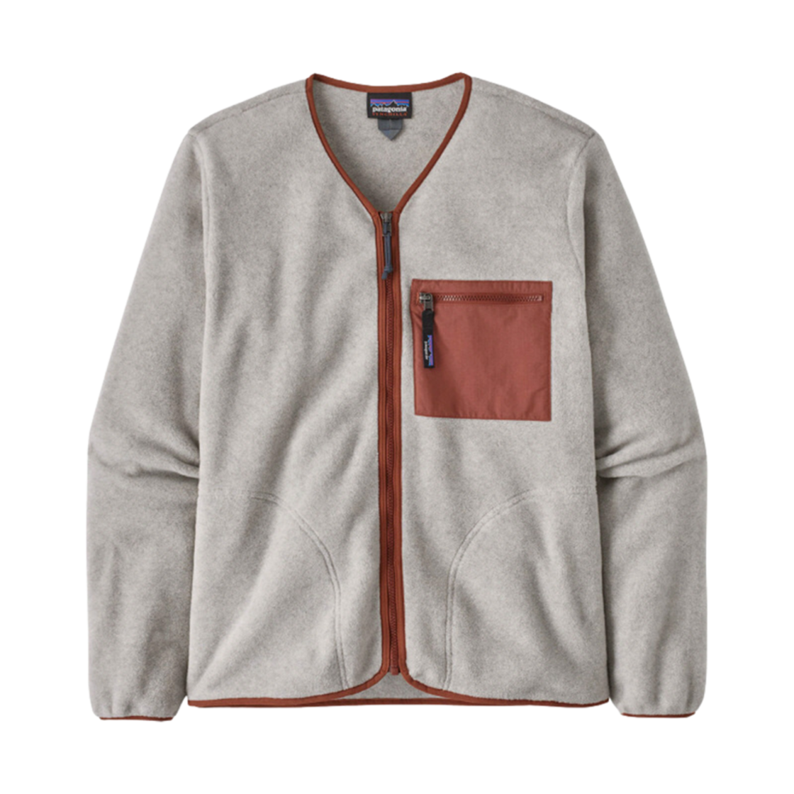 파타고니아 신칠라 플리스 가디건 자켓 오트밀 헤더(Patagonia Synchilla Fleece Cardigan Jacket Oatmeal Heather) - 1