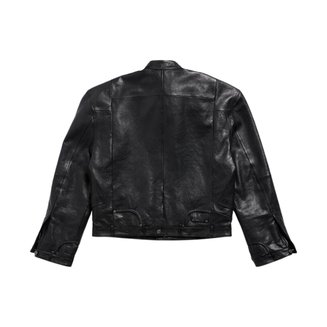 발렌시아가 디컨스트럭티드 집업 자켓 블랙(Balenciaga Deconstructed Zip-Up Jacket Black) - 2