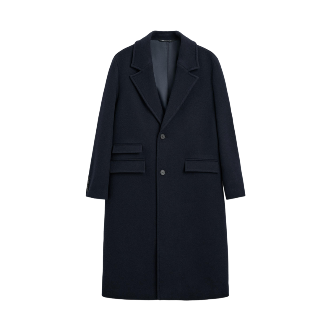 자라 울 블렌드 코트 네이비 블루(Zara Wool Blend Coat Navy Blue) - 1