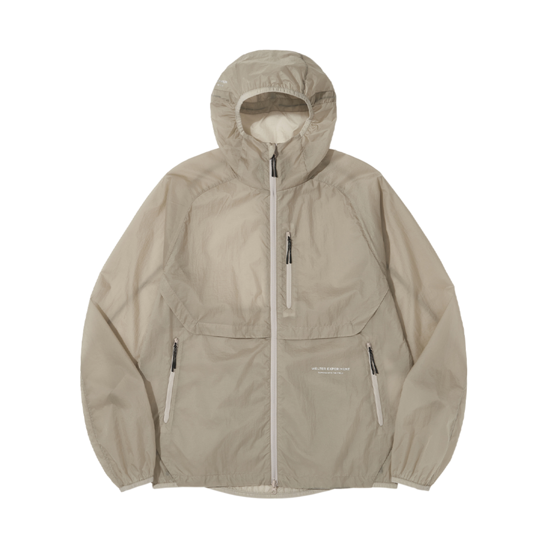 WBESJP002LG Welter Experiment Nimbus Aeropack Windbreaker Light Gray