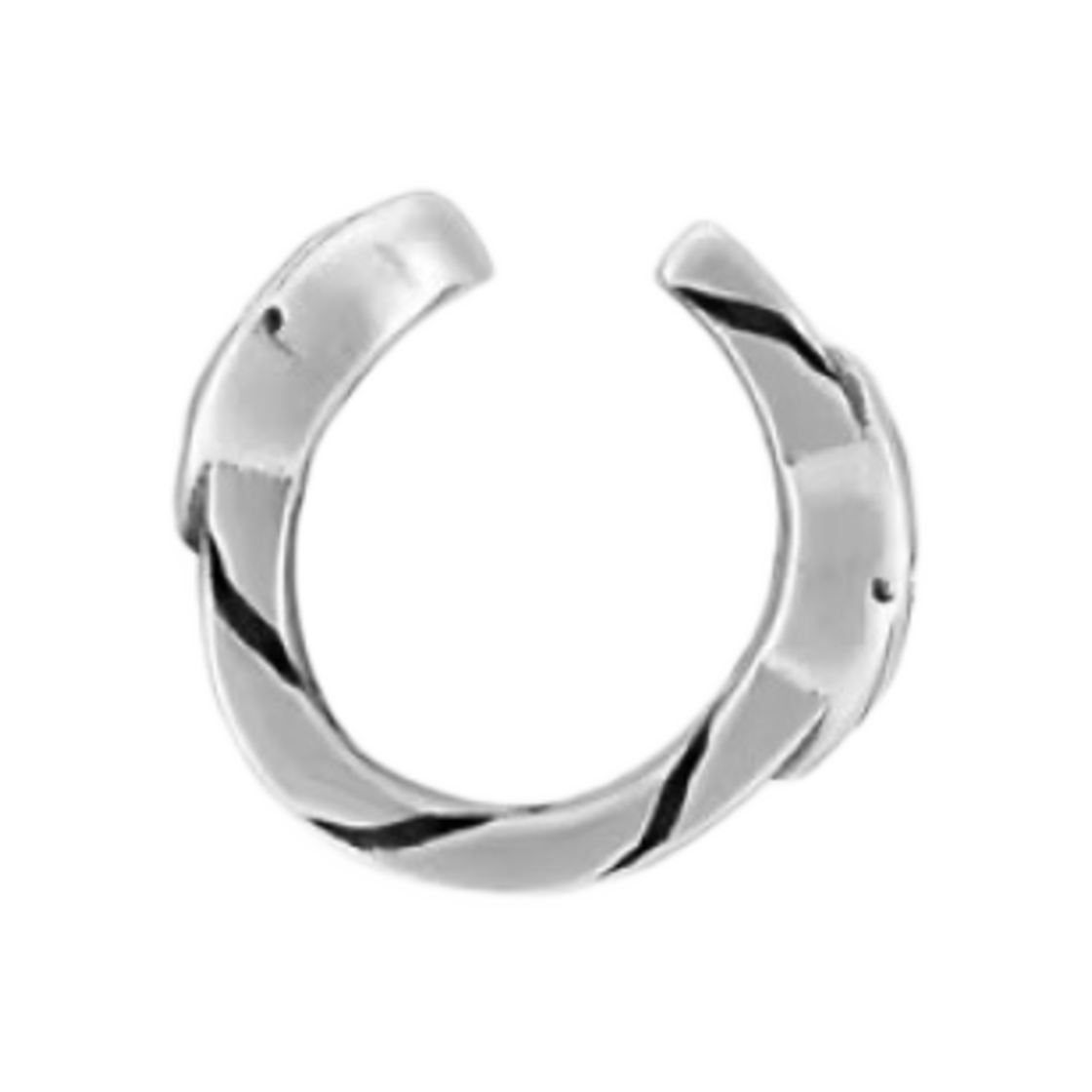 구찌 스몰 인터로킹 G 이어링 커프 실버(Gucci Small Interlocking G Ear Cuff Silver) - 2