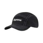 Supreme 2-Tone Twill Camp Cap Black - 22SS