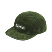 Supreme Corduroy Camp Cap Green - 24FW