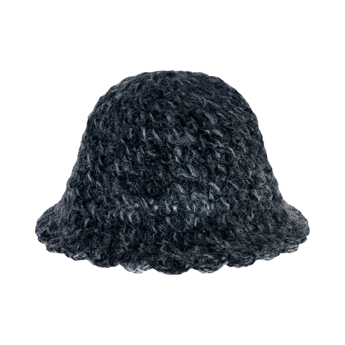 24FWMCH-CH Allincomplete Mixed Crochet Hat Charcoal