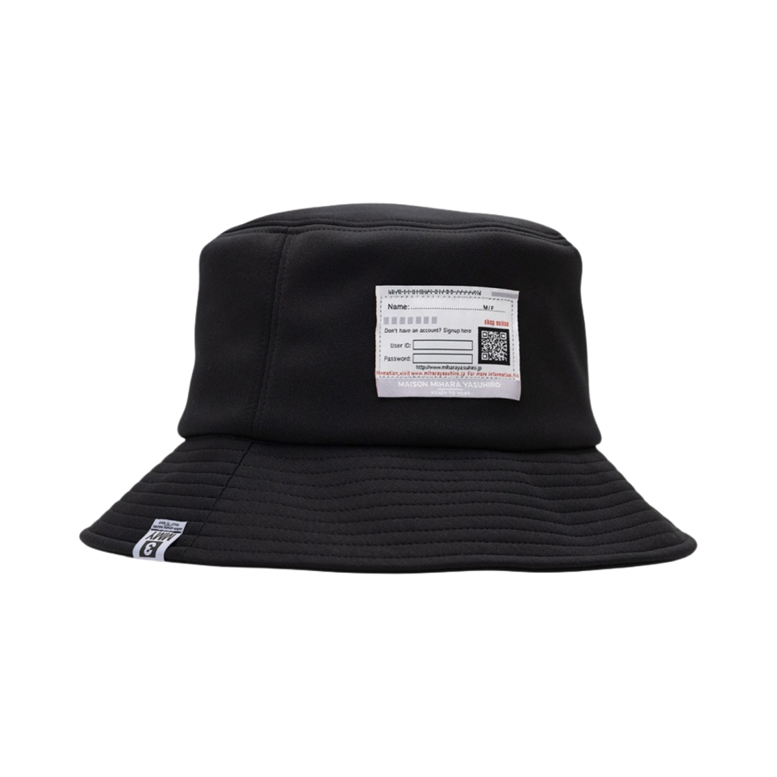 A10AC401-BLACK Maison Mihara Yasuhiro Big Hat Black