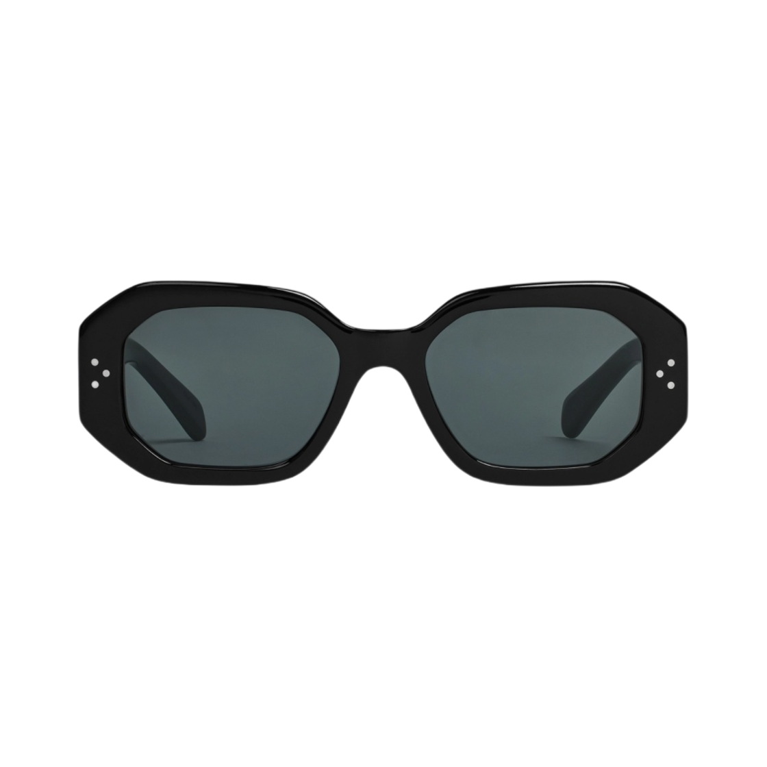 (W) 셀린느 스퀘어 S225 아세테이트 선글라스 블랙((W) Celine Square S255 Sunglasses in Acetate Black) - 1