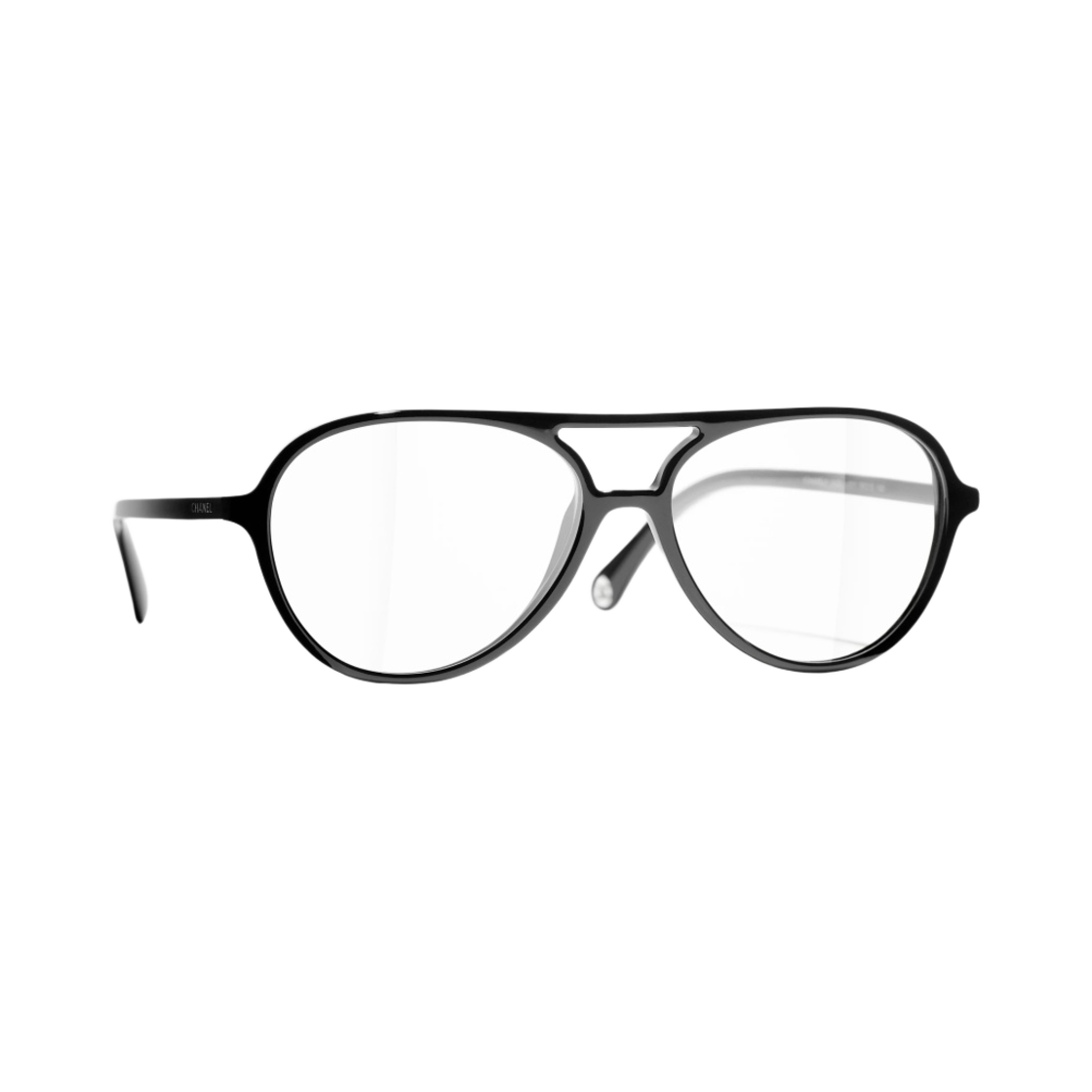 샤넬 파일럿 프레임 아세테이트 & 블랙(Chanel Pilot Eyeglasses Acetate & Black) - 2