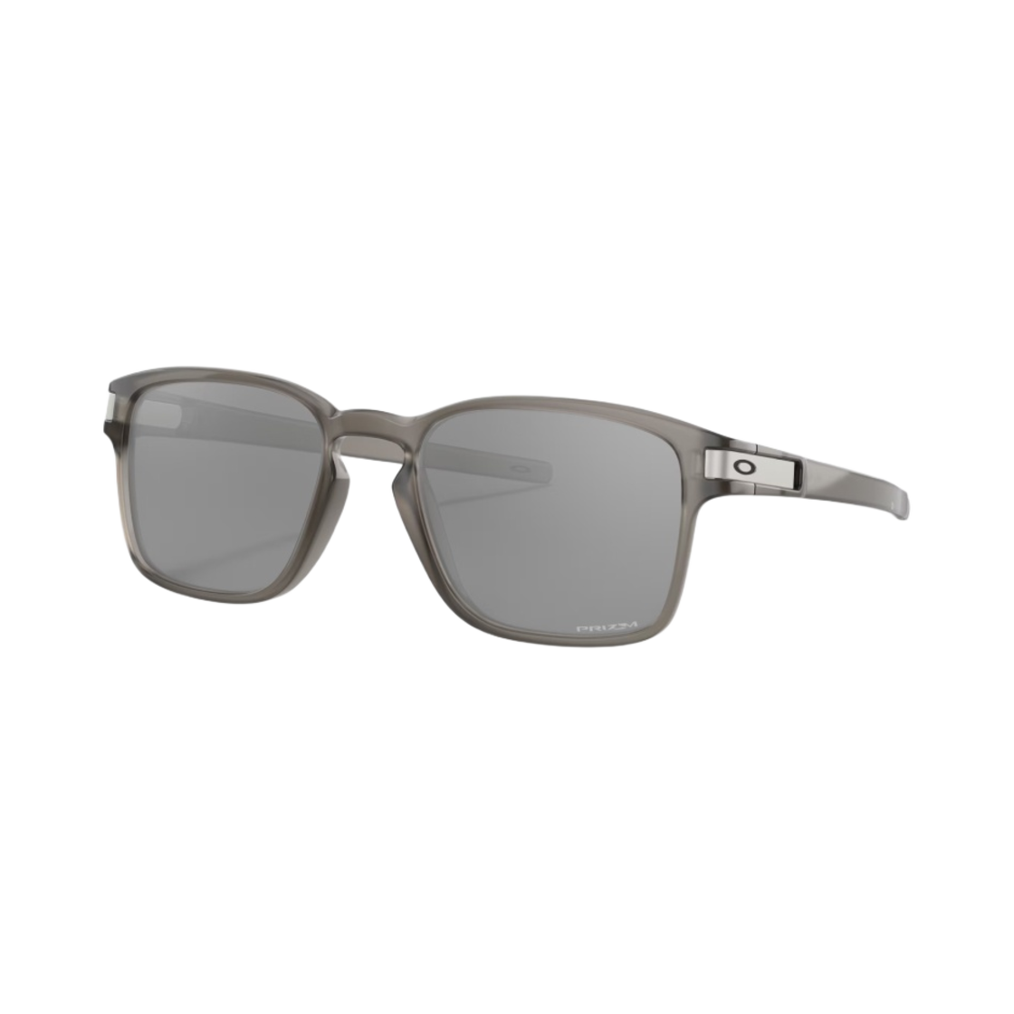 OO9358-1455 Oakley Latch Square Matte Grey Ink Frame Prizm Black Lenses Low Bridge Fit