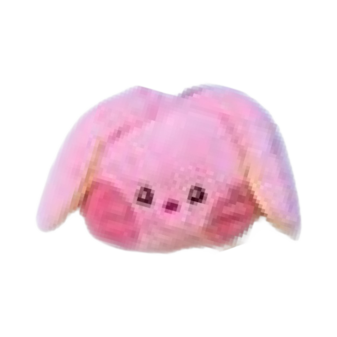뉴진스 버니니 플러쉬 드로스트링 백 핑크 - 일본 한정(NewJeans Bunini Plush Drawstring Bag Pink - Japan Exclusive)