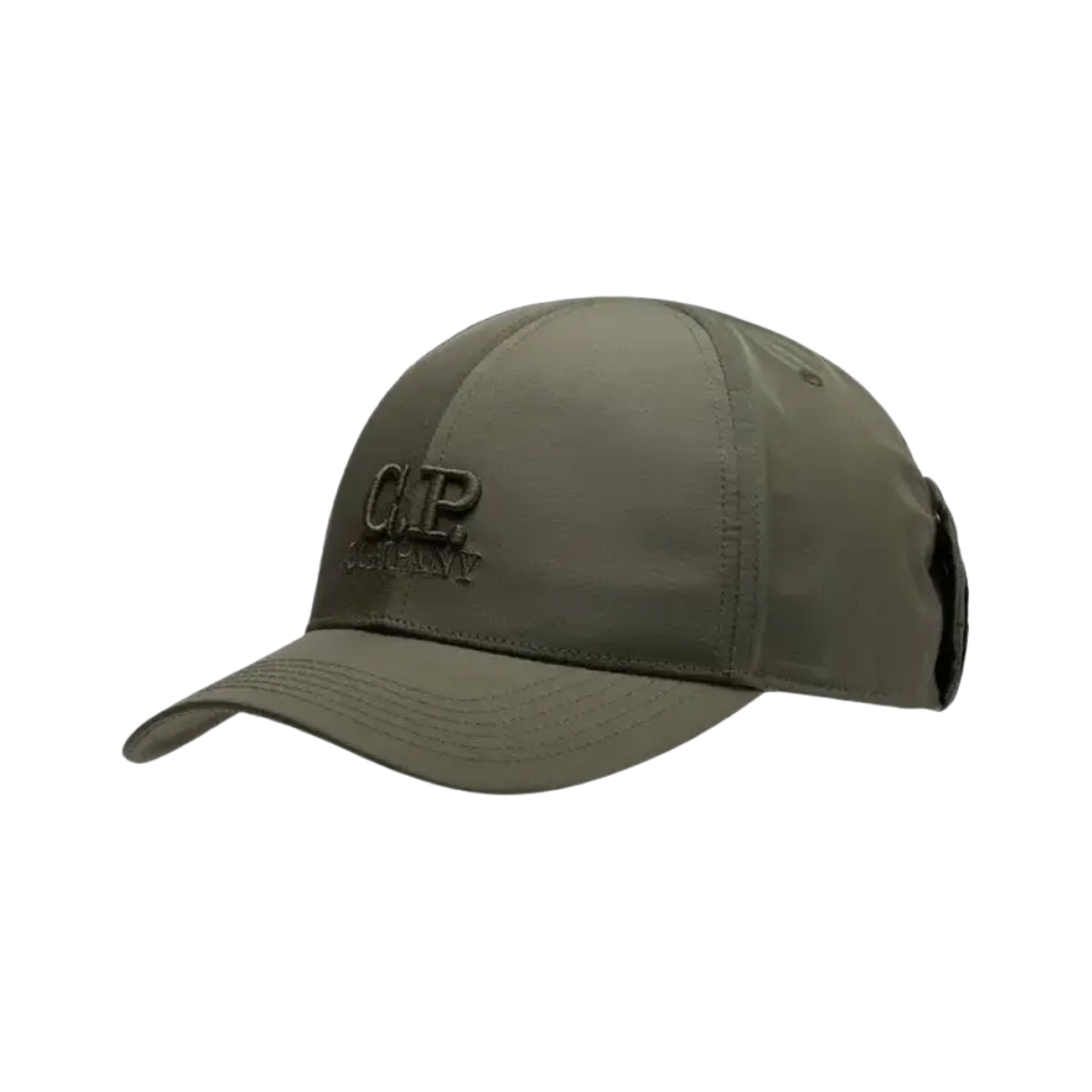 C.P. 컴퍼니 크롬-R 고글 캡 브론즈 그린 - 23SS(C.P. Company Chrome-R Goggle Cap Bronze Green - 23SS)