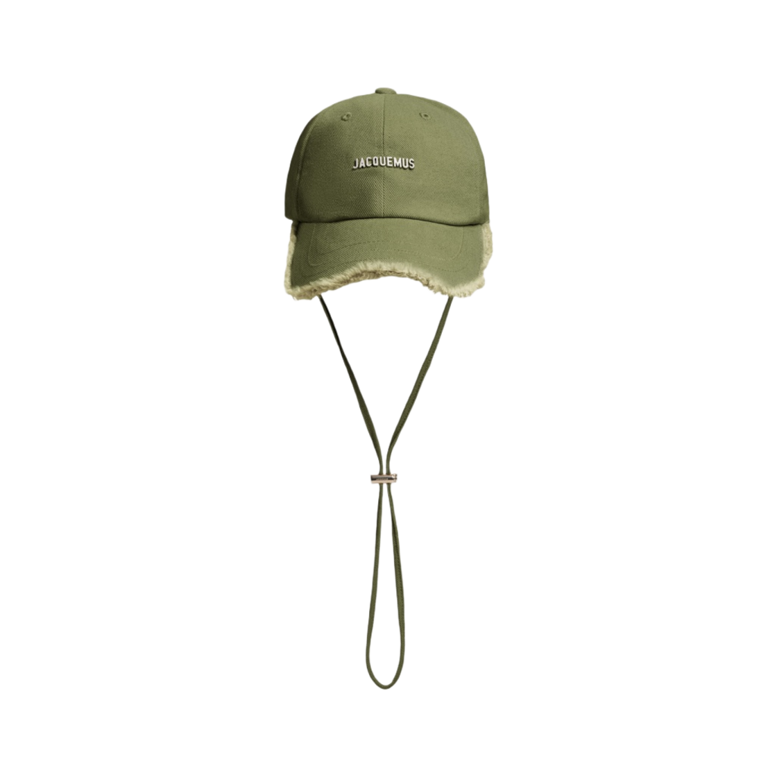 자크뮈스 라 카스케트 아티초크 프린지 베이스볼 캡 카키(Jacquemus La Casquette Artichaut Fringe Baseball Cap Khaki)