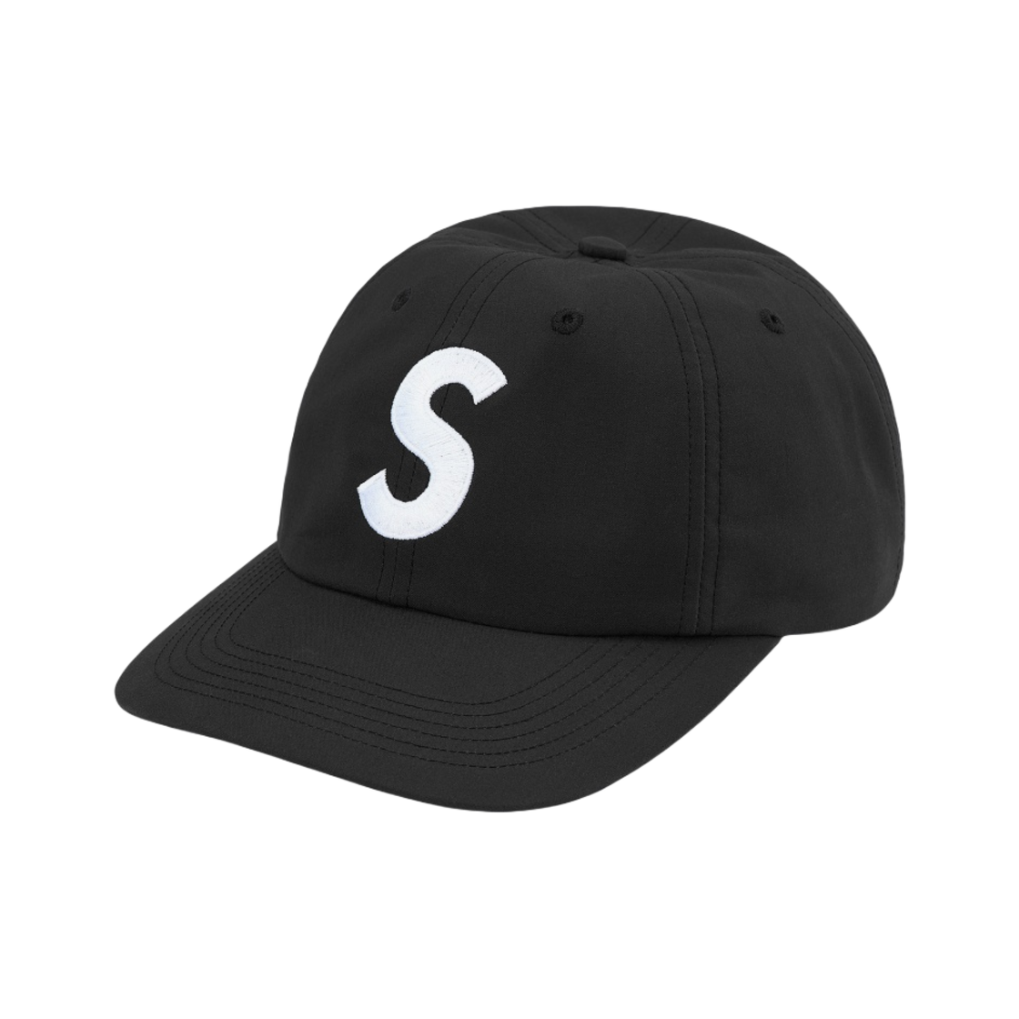 슈프림 벤틸 S 로고 6-패널 캡 블랙 - 21FW