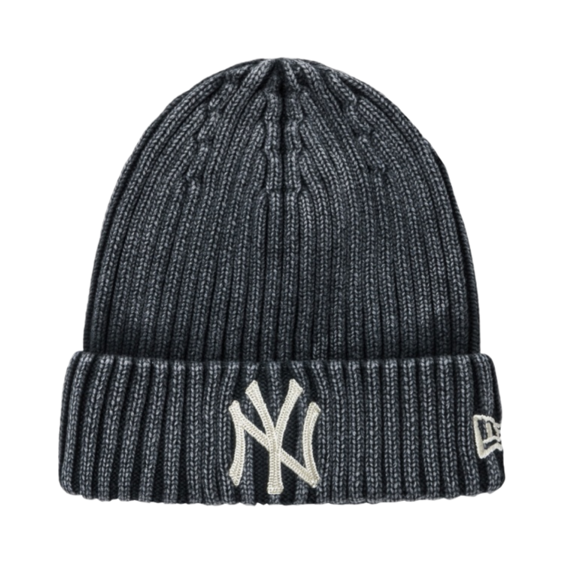 디스이즈네버댓 x 뉴에라 x MLB 뉴욕 양키스 립 커프 비니 블랙(thisisneverthat x New Era x MLB New York Yankees Ribbed Cuff Beanie Black)